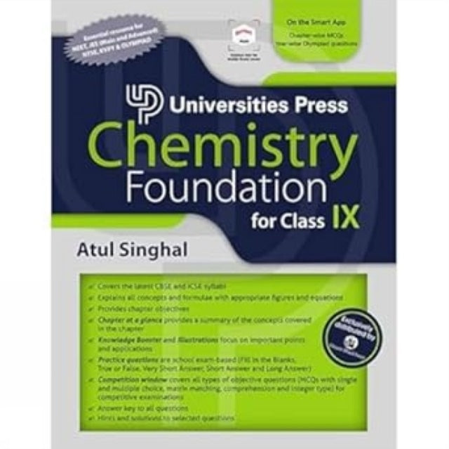 Book cover of: Chemistry Foundation for Class IX