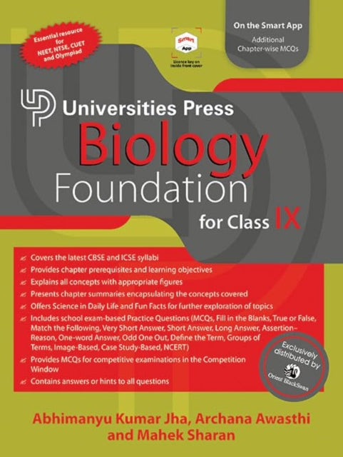 Book cover of: Biology Foundation for Class IX
