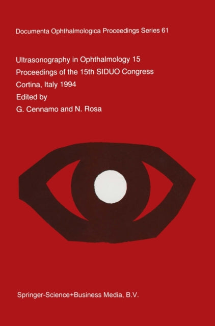 Book cover of: Ultrasonography in Ophthalmology XV. By: G. Cennamo