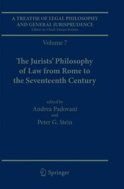 Book cover of: Treatise of Legal Philosophy and General Jurisprudence. By: Andrea Padovani
