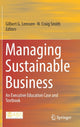 Book cover of: Managing Sustainable Business. By: Gilbert G. Lenssen