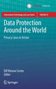 Book cover of: Data Protection Around the World. By: Elif Kiesow Cortez