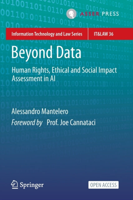 Book cover of: Beyond Data. By: Alessandro Mantelero