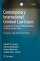 Book cover of: Contemporary International Criminal Law Issues. By: Takeh B. K. Sendze