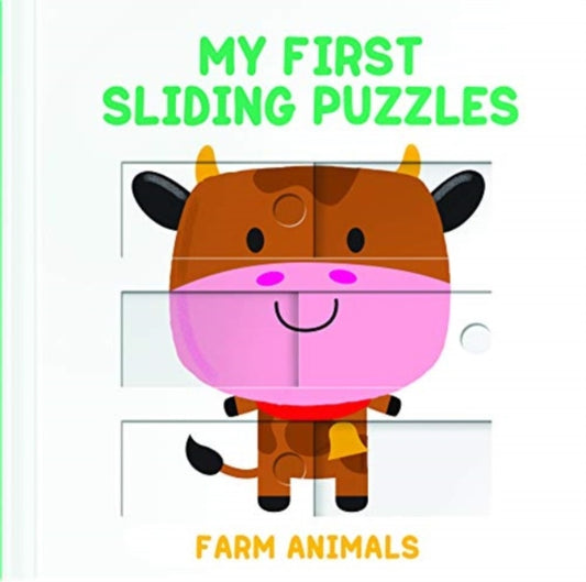 Book cover of: My First Sliding Puzzles Farm Animals. By: Yoyo Books