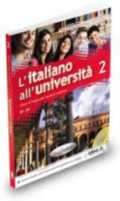 Book cover of: L'italiano all'universita 2 + online access code + audio CD. B1-B2. By: Vv.Aa.