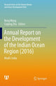 Book cover of: Annual Report on the Development of the Indian Ocean Region (2016). By: Rong Wang
