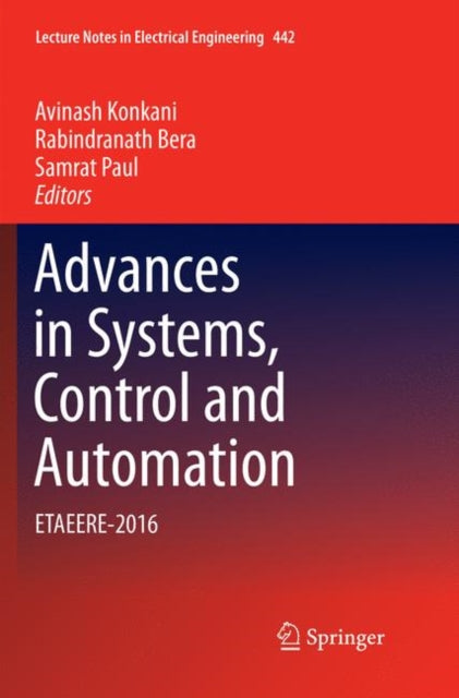 Book cover of: Advances in Systems, Control and Automation. By: Avinash Konkani
