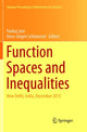 Book cover of: Function Spaces and Inequalities. By: Pankaj Jain