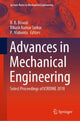 Book cover of: Advances in Mechanical Engineering. By: B. B. Biswal