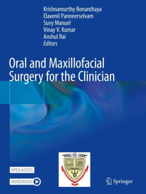 Book cover of: Oral and Maxillofacial Surgery for the Clinician. By: Krishnamurthy Bonanthaya