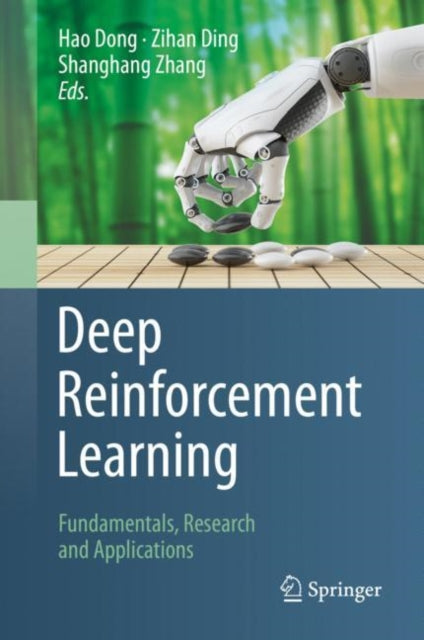 Book cover of: Deep Reinforcement Learning. By: Hao Dong