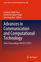 Book cover of: Advances in Communication and Computational Technology. By: Gurdeep Singh Hura
