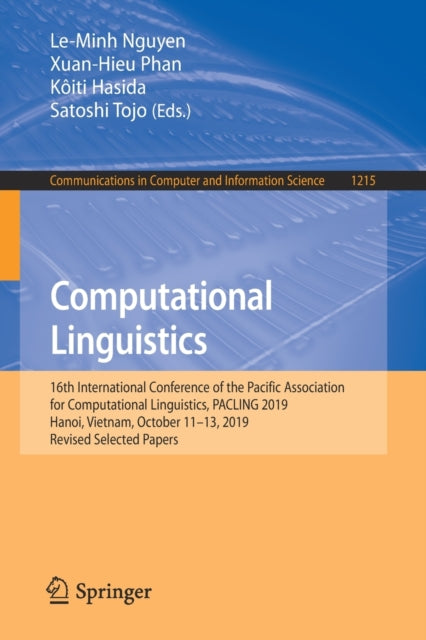 Book cover of: Computational Linguistics. By: Lê Minh Nguyen