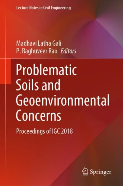 Book cover of: Problematic Soils and Geoenvironmental Concerns. By: Madhavi Latha Gali