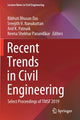Book cover of: Recent Trends in Civil Engineering. By: Bibhuti Bhusan Das