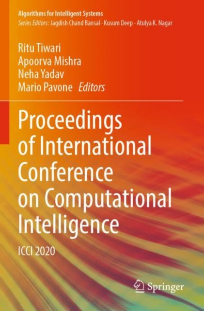 Book cover of: Proceedings of International Conference on Computational Intelligence. By: Ritu Tiwari