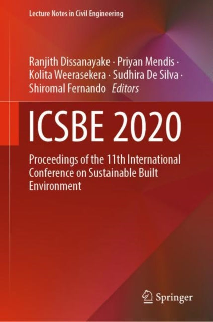 Book cover of: ICSBE 2020. By: Ranjith Dissanayake