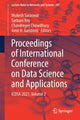 Book cover of: Proceedings of International Conference on Data Science and Applications. By: Mukesh Saraswat