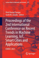 Book cover of: Proceedings of the 2nd International Conference on Recent Trends in Machine Learning, IoT, Smart Cities and Applications. By: Vinit Kumar Gunjan