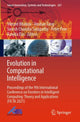 Book cover of: Evolution in Computational Intelligence. By: Vikrant Bhateja