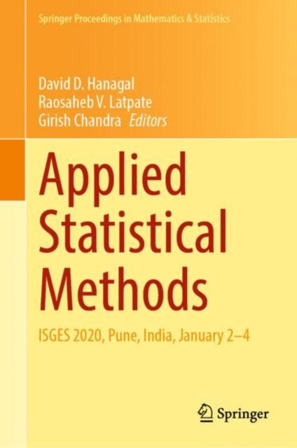 Book cover of: Applied Statistical Methods. By: David D. Hanagal
