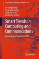 Book cover of: Smart Trends in Computing and Communications. By: Yu-Dong Zhang