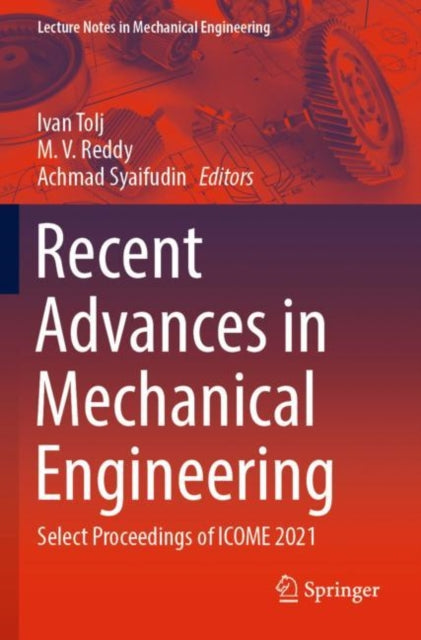 Book cover of: Recent Advances in Mechanical Engineering. By: Ivan Tolj