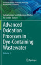 Book cover of: Advanced Oxidation Processes in Dye-Containing Wastewater. By: Subramanian Senthilkannan Muthu
