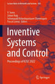 Book cover of: Inventive Systems and Control. By: V. Suma