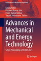 Book cover of: Advances in Mechanical and Energy Technology. By: Sanjay Yadav