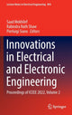 Book cover of: Innovations in Electrical and Electronic Engineering. By: Saad Mekhilef