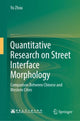 Book cover of: Quantitative Research on Street Interface Morphology. By: Yu Zhou
