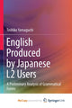 Book cover of: English Produced by Japanese L2 Users