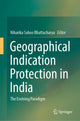 Book cover of: Geographical Indication Protection in India. By: Niharika Sahoo Bhattacharya