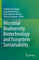 Book cover of: Microbial Biodiversity, Biotechnology and Ecosystem Sustainability. By: Cristóbal Noé Aguilar