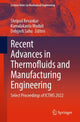 Book cover of: Recent Advances in Thermofluids and Manufacturing Engineering. By: Shripad Revankar