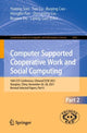 Book cover of: Computer Supported Cooperative Work and Social Computing. By: Yuqing Sun