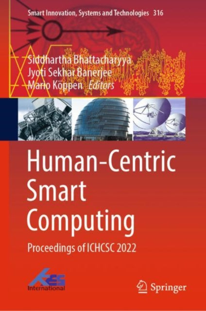 Book cover of: Human-Centric Smart Computing. By: Siddhartha Bhattacharyya