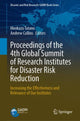 Book cover of: Proceedings of the 4th Global Summit of Research Institutes for Disaster Risk Reduction. By: Hirokazu Tatano
