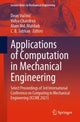 Book cover of: Applications of Computation in Mechanical Engineering. By: Dean Vucinic