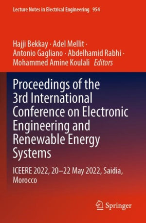 Proceedings of the 3rd International Conference on Electronic Engineering and Renewable Energy Systems
