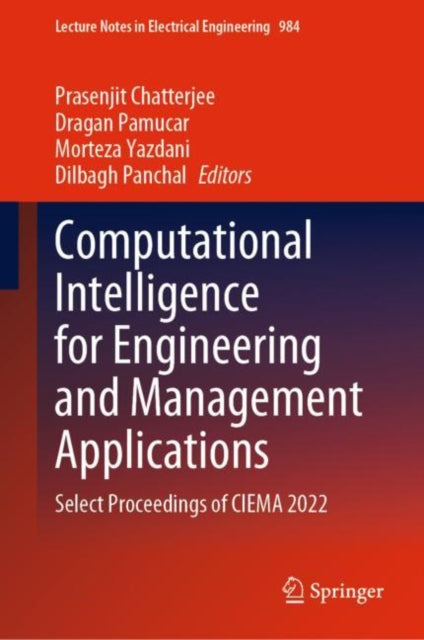 Book cover of: Computational Intelligence for Engineering and Management Applications. By: Prasenjit Chatterjee