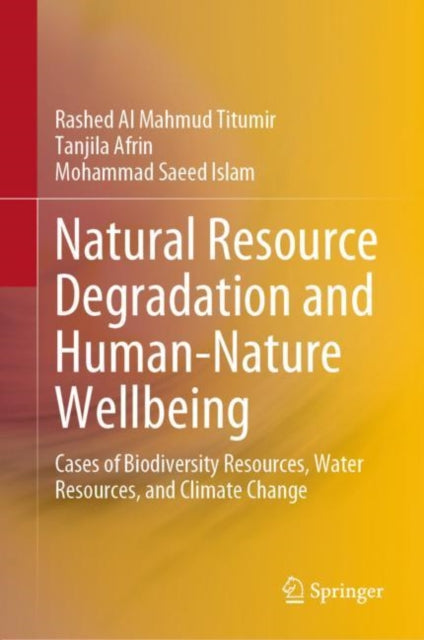 Book cover of: Natural Resource Degradation and Human-Nature Wellbeing. By: Rashed Al Mahmud Titumir