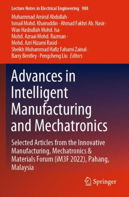 Book cover of: Advances in Intelligent Manufacturing and Mechatronics