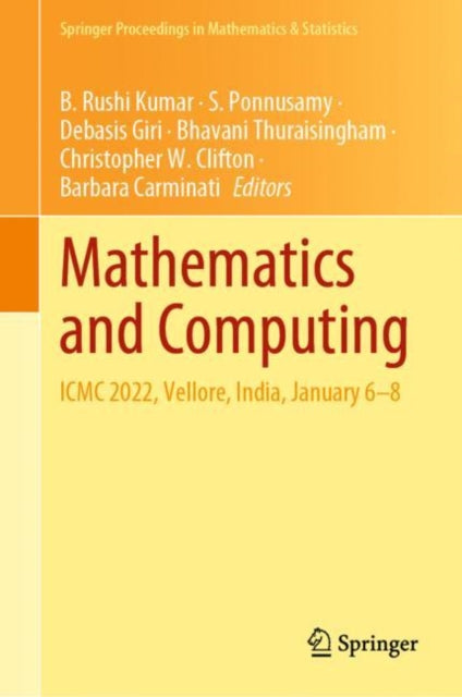 Book cover of: Mathematics and Computing. By: B. Rushi Kumar