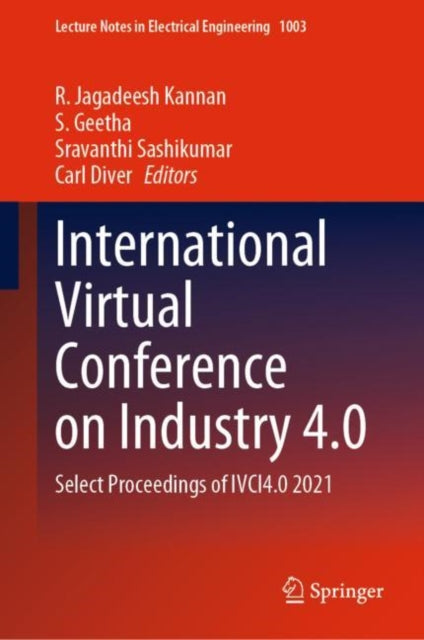 Book cover of: International Virtual Conference on Industry 4.0. By: R. Jagadeesh Kannan
