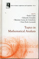 Book cover of: Topics In Mathematical Analysis