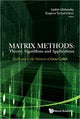 Book cover of: Matrix Methods: Theory, Algorithms And Applications - Dedicated To The Memory Of Gene Golub. By: Vadim Olshevsky