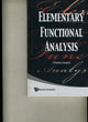 Book cover of: Elementary Functional Analysis. By: Charles Swartz